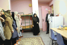 گزارش تصویری هیات رئیسه دانشگاه از خوابگاه خواهران به مناسبت هفته خوابگاه